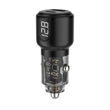 iKaku KSC-1178 Dual port 75W Car charger USB + Type-C iKaku KSC-1178 Dual port 75W Car charger USB + Type-C