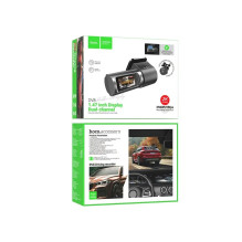 Hoco DV8 Dash cam for car with screen 1,47" 2K + rear camera 720P / 25fps