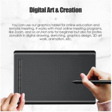 VSON LetSketch WP9625 profesionali belaidė grafinė planšetė su „Bluetooth“ juoda / raudona VSON LetSketch WP9625 profesionali belaidė grafinė planšetė su „Bluetooth“ juoda / raudona