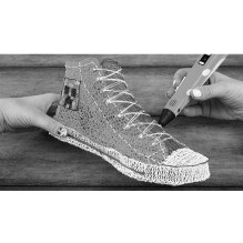„Riff Fantasy“ 3D spausdinimo rašiklis su LCD ekranu vaikams, 1,75 mm ABS / PLA gijos viela / maitinamas kintamąja srove