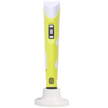 Riff Fantasy 3D printing pen with LCD for kids with 1.75mm ABS / PLA Filament wire / AC Powered / Yellow