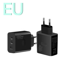 Riff 160W QC5.0 Super Fast charger with USB port / x2 PD USB-C ports Black Riff 160W QC5.0 Super Fast charger with USB port / x2 PD USB-C ports Black