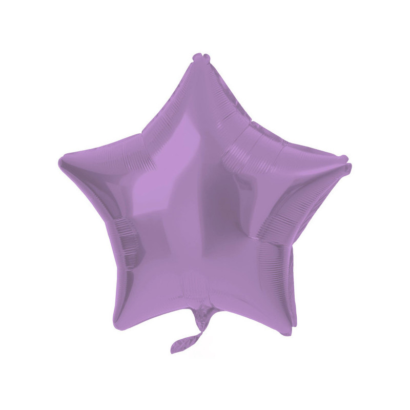 Folat Foil Balloon "Star" 48cm Matte Purple Metallic