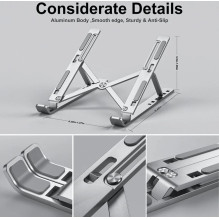 Riff RF-0085 2in1 Metall Portable Notebook (10-17") / Tablet / Phone Perfect adjustable Angle Stand & Cooler Pa Riff RF-0085 2in1 Metall Portable Notebook (10-17") / Tablet / Phone Perfect adjustable Angle Stand & Cooler Pa