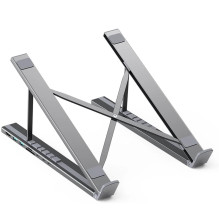 Riff M48-V2 7in1 Hub + Foldable Laptop Stand USB-C to HDMI 4K / USB-A / TF&SD / USB-C with PD Charging Riff M48-V2 7in1 Hub + Foldable Laptop Stand USB-C to HDMI 4K / USB-A / TF&SD / USB-C with PD Charging