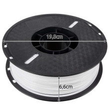 „Riff PLA“ gija 1,75 mm, 1 kg, 3D spausdintuvams, balta „Riff PLA“ gija 1,75 mm, 1 kg, 3D spausdintuvams, balta