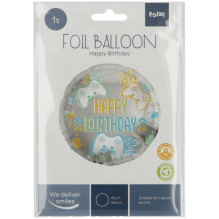 Folat Foil Balloon "Birthday Gaming" 45cm