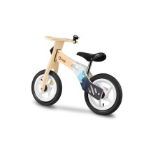 Lionelo WILLY AIR INDYGO Balance wheel PUMPING WHEELS (wooden frame) Blue