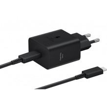 Samsung EP-T4511XBEGEU charger 45W + USB-C to USB-C cable Black
