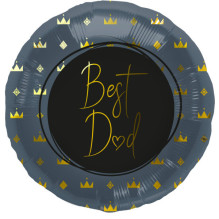Folat Foil Balloon "Best Dad" 45cm