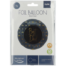 Folat Foil Balloon "Best Dad" 45cm