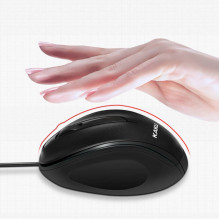 iKaku KSC-356 3-Button Optical Computer Mouse 1500 DPI USB Black