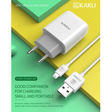 Kaku KSC-396 išmanusis USB lizdas 2.4A įkroviklis + USB į „Lightning“ laidas 1m