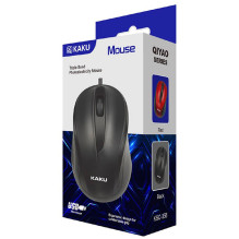 iKaku KSC-356 3 mygtukų optinė kompiuterio pelė 1500 DPI USB juoda
