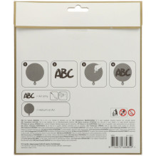 Folat Foil Balloon "3D Golden Dawn" 56cm