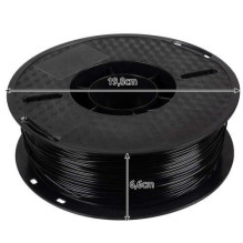 Riff PLA Filament 1.75mm 1kg for 3D printers Black CARBON
