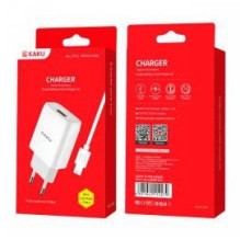 Kaku KSC-396 išmanusis USB lizdas 2.4A įkroviklis + 1m microUSB laidas
