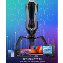 Aula T1 Proffesional HD Clear Gaming / Voice Streaming Microphone USB-C detach 1.7m USb Cable Aula T1 Proffesional HD Clear Gaming / Voice Streaming Microphone USB-C detach 1.7m USb Cable
