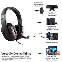 Kubite T997 Gaming Headset 40mm drivers 1.8m Cable 1x 3.5mm audio / mic + Remote Red Kubite T997 Gaming Headset 40mm drivers 1.8m Cable 1x 3.5mm audio / mic + Remote Red