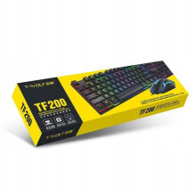 T-Wolf TF200 LED gaming keyboard backlight + LED mouse set