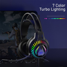 Aula S605 Noise-Off Gaming Headset 50mm drivers 2m Cable 2x 3.5mm audio / mic + USB RGB Led Black Aula S605 Noise-Off Gaming Headset 50mm drivers 2m Cable 2x 3.5mm audio / mic + USB RGB Led Black
