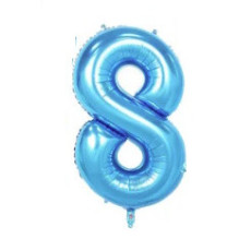 Riff 1m Folio Balloon Number 8 Glossy Blue