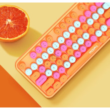 MOFII Sweet Wireless Keyboard and Optical Mouse 2,4G USB Orange - Multi Color Buttons MOFII Sweet Wireless Keyboard and Optical Mouse 2,4G USB Orange - Multi Color Buttons