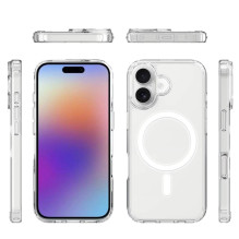 Riff Magsafe ultra thin silicone back case for Apple iPhone 16e / iPhone 17e Transparent