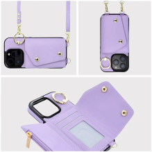 Riff Wonder wallet back case Apple iPhone 16e / iPhone 17e (with card slots, x2 straps) Purple Riff Wonder wallet back case Apple iPhone 16e / iPhone 17e (with card slots, x2 straps) Purple