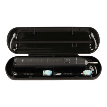 Shona Electric IPX7 Sonic Tooth Brush with 5 operation modes + travel case (2 heads included) Black