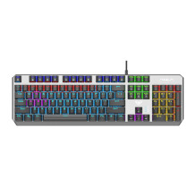 Aula F2066-II Real Mechanical Key Gaming Keyboard USB Cable 1.6m 106 key EN / RUS RGB Led Silver Aula F2066-II Real Mechanical Key Gaming Keyboard USB Cable 1.6m 106 key EN / RUS RGB Led Silver