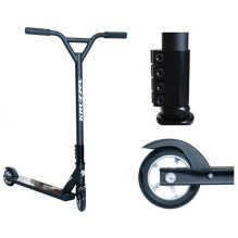Kruzzel Aluminum Stunt scooter with ABEC-9 bearings and rubber wheels up to 100kg Black Kruzzel Aluminum Stunt scooter with ABEC-9 bearings and rubber wheels up to 100kg Black