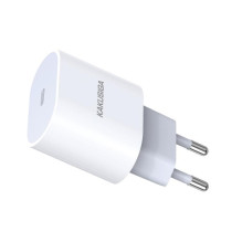 iKaku KSC-541 ZHUODO PD25W greito įkroviklio adapteris su C tipo jungtimi, baltas