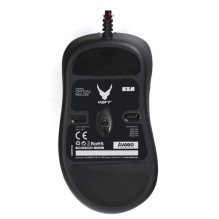 Varr OM0275 Pro Avago Optical Gaming Mouse 6 Buttons Fabric Cable with Multi-Color Backlight Up to 8200 dpi Black