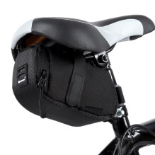Wozy 8BK Super Compact Bicycle Bag under the saddle 0.6L Black Wozy 8BK Super Compact Bicycle Bag under the saddle 0.6L Black
