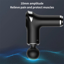 Riff HB-009 Mini Portable Fascial Muscle Massage Gun with 5-level variable vibration + 4 nozzles Riff HB-009 Mini Portable Fascial Muscle Massage Gun with 5-level variable vibration + 4 nozzles