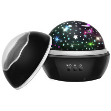 Riff RF1037 2in1 Bedside colorful lamp with a projector (+ 2 projector overlays) Black