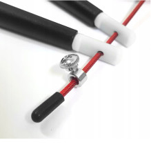 SportVida Jump Rope Aerobic & CrossFit 300cm lenght with 15.5cm handles Red SportVida Jump Rope Aerobic & CrossFit 300cm lenght with 15.5cm handles Red