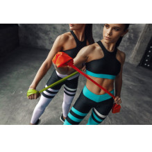 SportVida Fitness & TRiks Rubber training band 200 * 15 * 0.45 CM (5-10kg) Orange SportVida Fitness & TRiks Rubber training band 200 * 15 * 0.45 CM (5-10kg) Orange