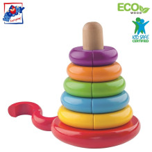 Woody 90674 Ekologiškos medinės edukacinės magnetinės spalvų piramidės - konstruktorius (13 vnt.) vaikams nuo 2 metų (13 Woody 90674 Ekologiškos medinės edukacinės magnetinės spalvų piramidės - konstruktorius (13 vnt.) vaikams nuo 2 metų (13