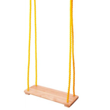 Woody 90130 medinės sūpynės - natūralios, vaikams nuo 3 metų (iki 50 kg)