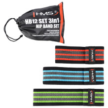HMS HB12 3in1 set of Hip Band Rubber for develop buttock &amp; lower muscle groups (66, 78, 86 cm)