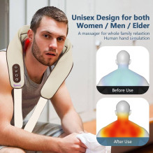 Riff RF768 Shiatsu neck massager with heating function