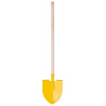 Woody 91888 Wooden / Metal Garden tool - spade (100cm) for kids 3+ years Yellow