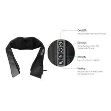 Riff MNK-001 Multi-functional Massage device with heat included travel & car charger Black Riff MNK-001 Multi-functional Massage device with heat included travel & car charger Black