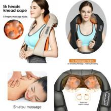 Riff MNK-001 Multi-functional Massage device with heat included travel & car charger Black Riff MNK-001 Multi-functional Massage device with heat included travel & car charger Black