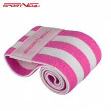„SportVida Fitness Crossfit“ klubų juosta sėdmenims ir apatinei kūno daliai, guminė, 32 x 7,6 cm, rožinė