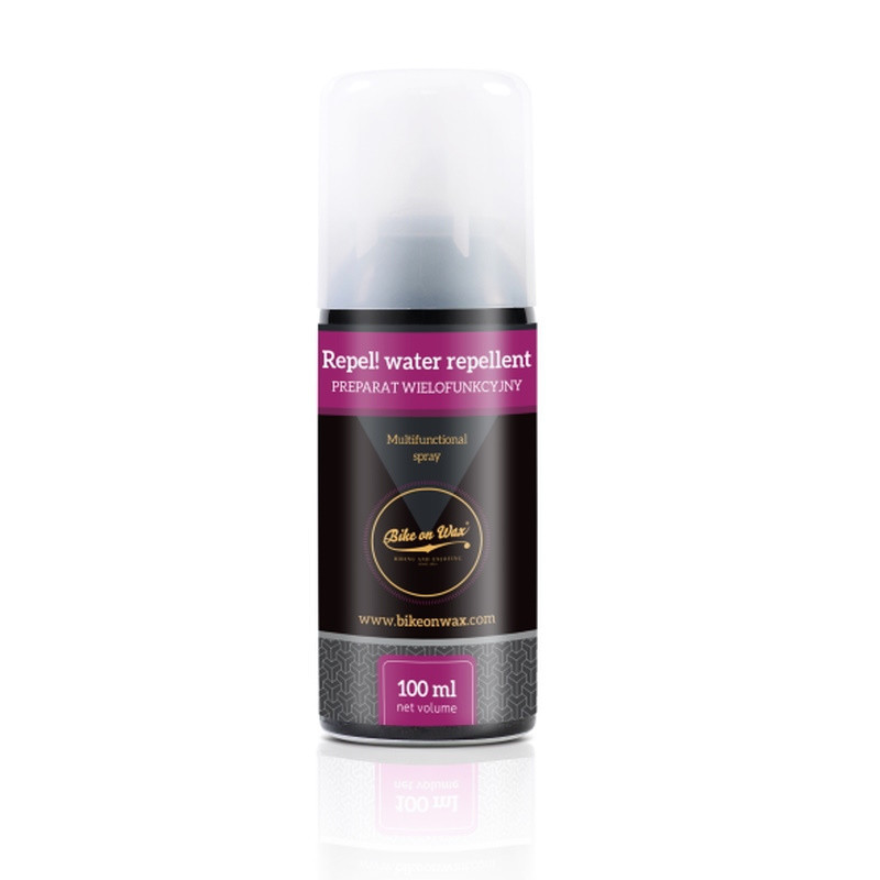 BikeOnWax Repel Water repellent - repels water / removes rust / washes / lubricates and protects 100ml Aerosol