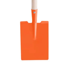 Woody 91889 Wooden / Metal Garden tool - spade (100cm) for kids 3+ years Orange
