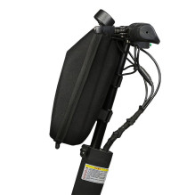 Wozy 1S4LBK Hard Shell Waterproof electric &amp; standart scooter / bicycle handlebar zipper bag 4L Black